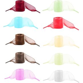 Framendino, Shoe Laces Fashion Ribbon Shoelaces Soft Silk Satin Shoestrings Snow Yarn Shoelace for Women Girls Lady Sneaker