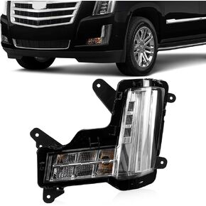 ضوء ضباب LED مع فرامل اصطدام وشيكة متوافق مع كاديلاك إسكاليد ESV 2015-2020، ضوء إشارة الانعطاف أثناء النهار DRL 84575578 GM2531139، جانب الركاب الأيمن in Kuwait