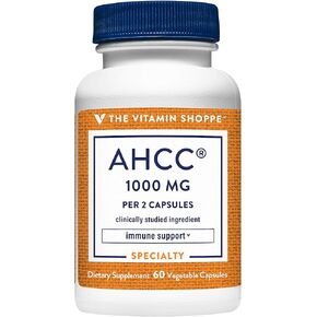 The Vitamin Shoppe AHCC - 500 MG - for Immune Support (60 Veggie Capsules)