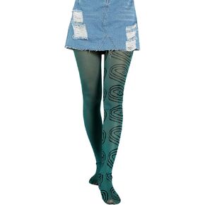 Muineobuka Patterned Tights for Women Heart Graphic Funky Tights Sheer Long Stockings Pantyhose Y2k Tights Leggings in Kuwait