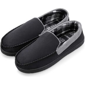 NHU Mens Slippers Comfortable Slip On House Shoes Indoor/Outdoor Indoor/Outdoor