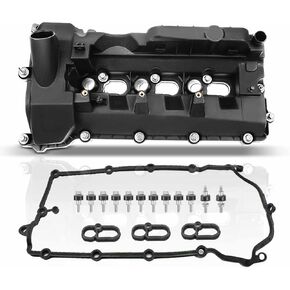 A-Premium Left Engine Valve Cover with Gasket Compatible with Land Rover Discovery 2017-2020 Range Rove (Sport) 2017-2019 Range Rover Velar 2018-2019