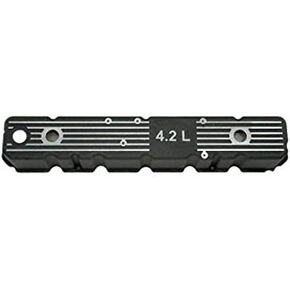 Omix-Ada | 17401.08 | Engine Valve Cover, Logo, Aluminum, Black | OE Reference: 83501398ALB | Fits 1980-1991 CJ / YJ / XJ / SJ 4.2L