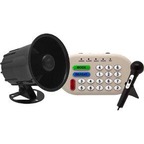Vixen Horns Musical Car Horn with 46 Sounds (Siren, Alarm, Funny Tunes, Animal) Electronic Horn with PA System for Truck 12V VXS6200