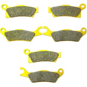 Front Rear Brake Pads for Can Am Outlander 450 500 570 650 800R 850 1000 1000R MAX 2012 2013 2014 2015 2016 2017 2018 2019 2020 2021 2022 STD/DPS/XT/XMR/XTP/EFI FA617 FA618 Brakes MC0343