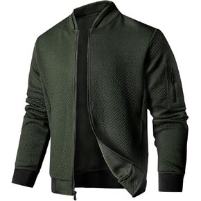 Mens Loose Fit Lightweight Jacket Casual Stylish bomber Jacket