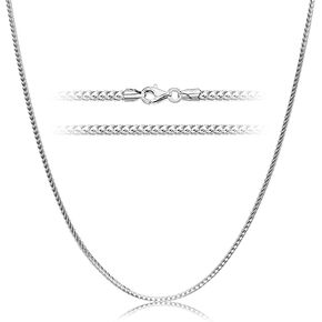 Sterling Silver Rope Chain - Comes in 1mm, 2mm or 3mm - Many Styles and Colors to Choose from: Rhodium, Silver, Gold, Box, Figaro, Cuban, Round, etc. - Available in 7" to 40"