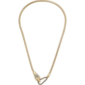 AllSaints Women's Snake Head Strand Necklace