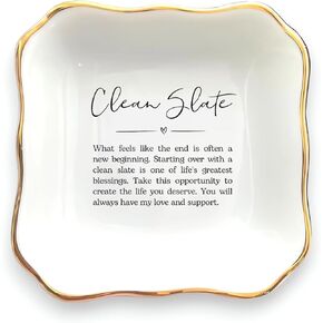 New Beginnings Gift, Clean Slate, New Beginning, Ring Dish, Graduation Gift, Divorced Gift, New Job, Break up Gift for Her, Fresh Start, Inspirational Gifts, New Job Gift, New Chapter Gift