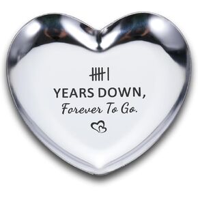 Iron Gifts for 6th Anniversary Wedding Ring Holder 6 Year Iron Anniversary for Her him 6 Years Wedding Anniversary for Husband Wife Steel Gifts for Boyfriend Girlfriend Christmas Valentines Birthday