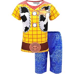 Dressy Daisy Cowboy Costume Halloween Christmas Birthday Parties Role Play 2 Pieces Set Jumpsuit for Boys Outfit