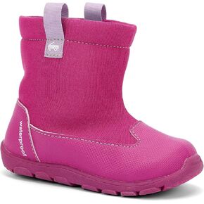 See Kai Run - Larkin WP Rain Boot for Little Kids, Berry, 13
