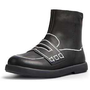 Camper Kids Girls Duet Kids Ankle Boot, Schwarz, 11 Toddler