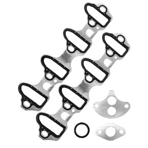Intake Manifold Gasket Set Fit for Chevy GMC Hummer Saab Buick Cadillac 4.8L 5.3L 6.0L 1999-2017 Replace 89060413 MS98016T