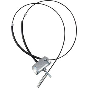 TRQ Intermediate Parking Brake Cable Compatible with 1999-2004 Chevrolet Silverado 1500 1999-2000 Silverado 2500 GMC Sierra 1500 Sierra 2500