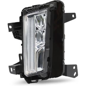 DRL Turn Signal Fog Light Assembly Right Passenger Side Compatible with 2017-2020 XT5 Daytime Running Light 84496124 GM2531137 (Right)