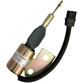 DELEYAPARS Shut Off Solenoid 12V 3991167 3964627 SA-4941-12 87420952 J991167 J932529 for Hyundai Cummins 4BT Case IH 1150H MX100 MX120 MX150 580M 1840 70XT 85XT 550G 586E 580SL 1840 5120 5130 5140