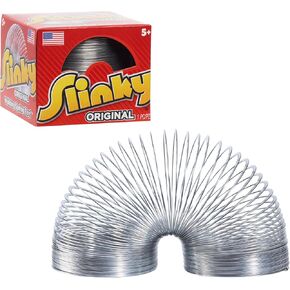 The Original Slinky Walking Spring Toy, Easter Basket Stuffers, Metal Slinky, Fidget Toys, Party Favors and Gifts, Kids Toys for Ages 5 Up, Small Gifts by Just Play