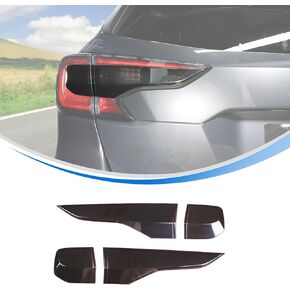 Tail Light Lamp Cover Guard Trim for Subaru Outback 2021 2022 2023 Accessories, ABS Car Smoked Rear Tail Light Shell Protective Cover 2Pcs, Transparent Gray