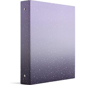 U Brands Environmentally Friendly Linen Binder Set, Navy and Gray, 1" Rings, 2 Pieces