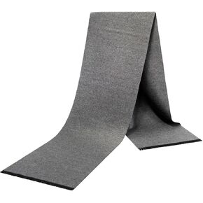 Men Winter Scarf Soft Warm Long Cashmere Feel Scarves Unisex Plain Solid Color Winter Scarf