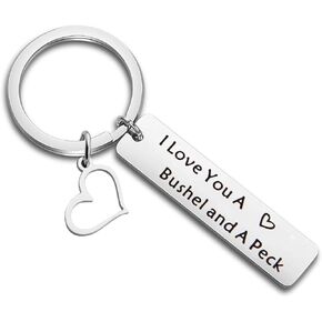 MAOFAED Mom Gift Grandma Gift I Love You A Bushel and A Peck Mother Daughter Gift