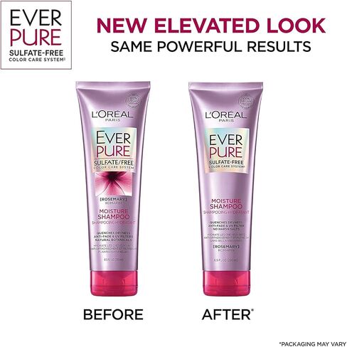 L'Oreal Ever Pure Moisture Shampoo Rosemary, 8.5 Fl Oz (Pack of 2) in Kuwait