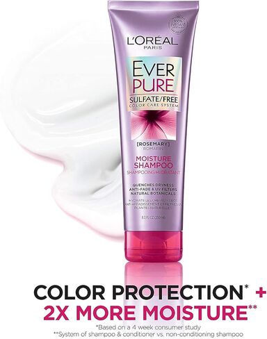 L'Oreal Ever Pure Moisture Shampoo Rosemary, 8.5 Fl Oz (Pack of 2) in Kuwait