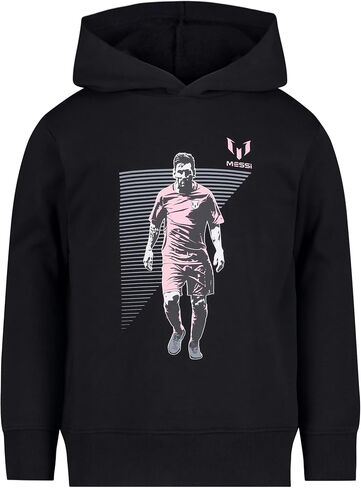 Messi Boys' Long Sleeve, Standard Fit Hoodie Sweatshirt, Comfortable Fleece in Saudi Arabia