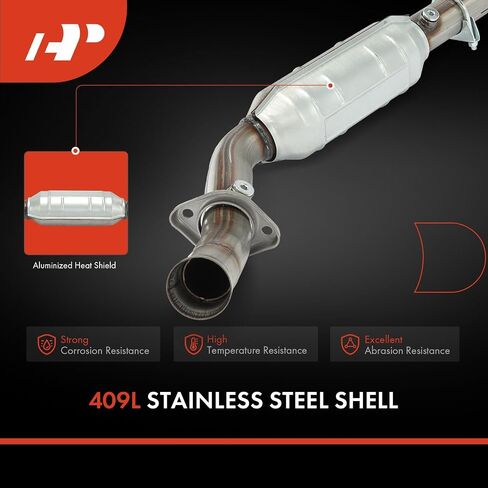 A-Premium Left Catalytic Converter Kit Direct-Fit Compatible with Dodge Ram 1500 2004-2005 5.7L, E.P.A. Compliant in Saudi Arabia