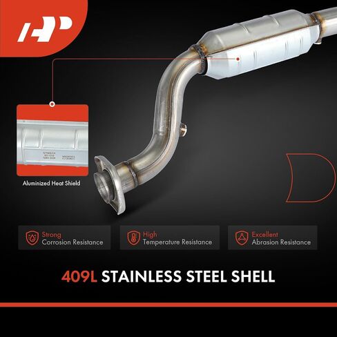 A-Premium Left Catalytic Converter Kit Direct-Fit Compatible with Dodge Ram 1500 2004-2005 5.7L, E.P.A. Compliant in Saudi Arabia