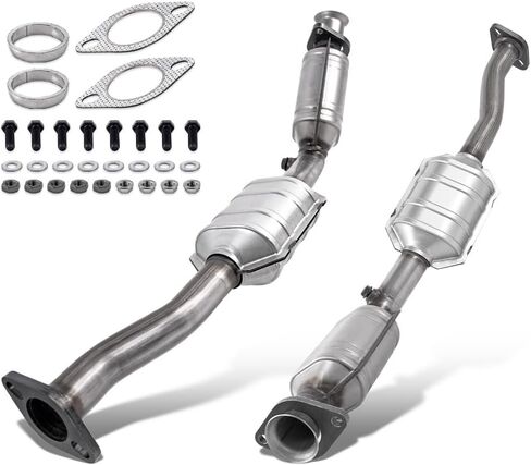 642179 642161 محول حفاز يسار يمين متوافق مع 2002 2003 2004 2005 2006 2007 2008 2009 2010 2011 فورد كراون فيكتوريا ميركوري لينكولن 4.6L 4WD in Kuwait