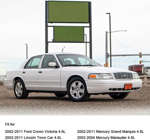 642179 642161 محول حفاز يسار يمين متوافق مع 2002 2003 2004 2005 2006 2007 2008 2009 2010 2011 فورد كراون فيكتوريا ميركوري لينكولن 4.6L 4WD in Kuwait