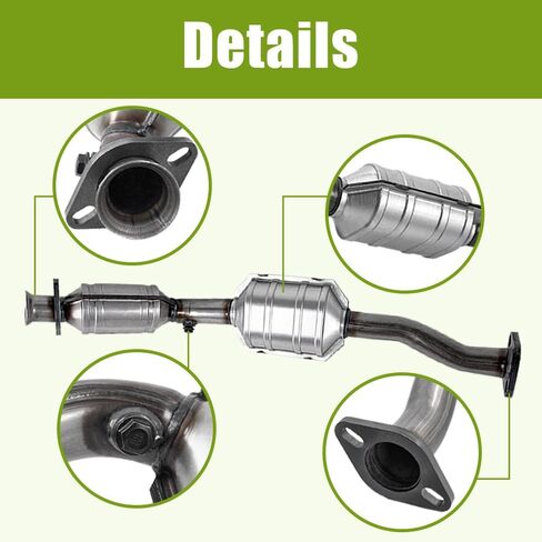 642179 642161 محول حفاز يسار يمين متوافق مع 2002 2003 2004 2005 2006 2007 2008 2009 2010 2011 فورد كراون فيكتوريا ميركوري لينكولن 4.6L 4WD in Kuwait