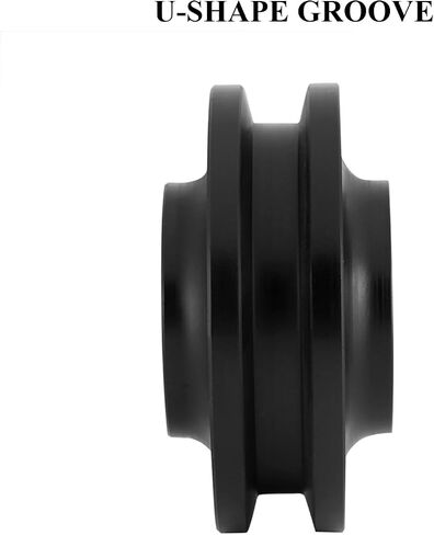 2Pcs Sliding Barn Door Wheel Heavy Duty Cabinet Window Pulley Roller Hardware Smoothy Quiet Sliding Door Track Perfect for DIY Barn Door in Saudi Arabia