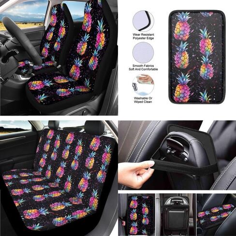 بوهيميا لوتس ماندالا الأرجواني 13 قطعة أغطية المقاعد الملحقات بوهو زهرة كسورية الفن غطاء عجلة القيادة غطاء مقعد مجموعة كاملة حزام الأمان وسادة الكتف غطاء السيارة للشاحنة in Kuwait