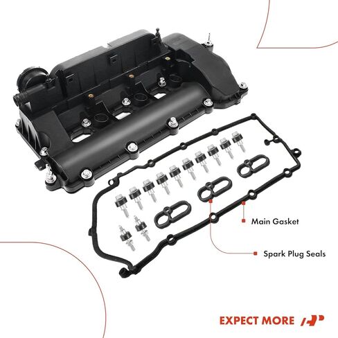 A-Premium Left Engine Valve Cover with Gasket Compatible with Land Rover Discovery 2017-2020 Range Rove (Sport) 2017-2019 Range Rover Velar 2018-2019 in Saudi Arabia