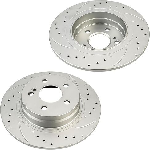Torchbeam 11.8 inch (299.9mm) Rear Brake Rotors - Brake Kit for 2008-2012 C300, 2012-2015 C250,2pcs Automotive Replacement Disc Brake Rotor,34414 in Kuwait