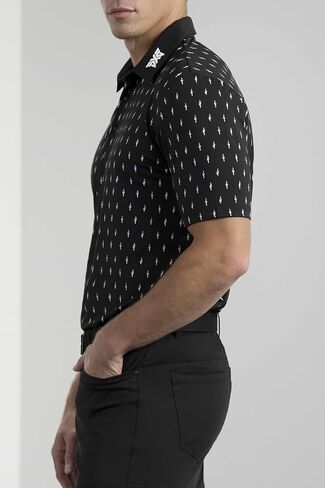 PXG Men's Comfort Fit Cactus Print Polo - Dry Fit Golf Shirt for Men in Saudi Arabia