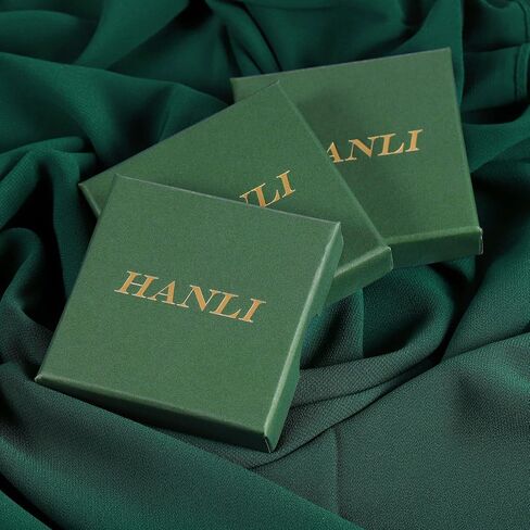 HANLI Layered Necklaces for Women 14K Gold Plated Dainty Layer Paper Clip Herringbone Necklaces Simple Satellite Box Chain Necklace Minimalist Everyday Jewelry in Saudi Arabia