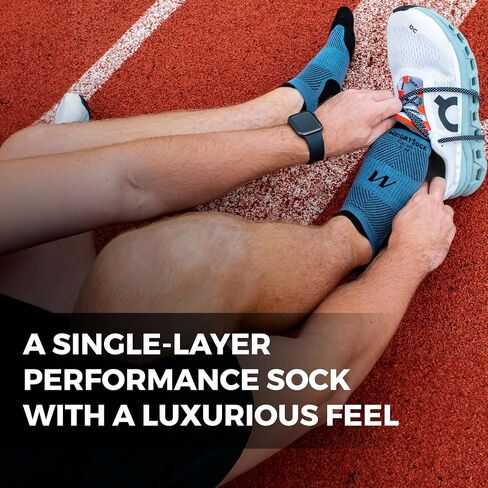 Wrightsock Run Luxe Tab Running Socks for Men and Women - Athletics Socks with Moisture Regulation - American Made in Saudi Arabia