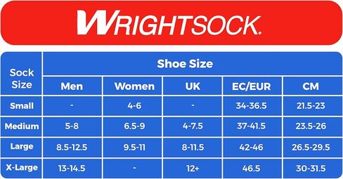 Wrightsock Run Luxe Tab Running Socks for Men and Women - Athletics Socks with Moisture Regulation - American Made in Saudi Arabia