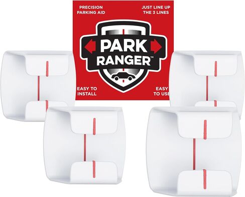 Park Ranger 1-Pack: Made in The U.S.A. Amazingly Simple Perfect Garage Parking Aid Assist Gadget Indicator, Easy Install, Peel & Stick Mounting Tape & Wall Decals Included, Only 1 Needed per Vehicle in Saudi Arabia