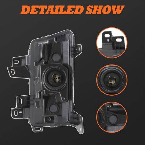 DRL Turn Signal Fog Light Assembly Right Passenger Side Compatible with 2017-2020 XT5 Daytime Running Light 84496124 GM2531137 (Right) in Saudi Arabia