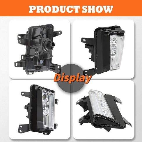 DRL Turn Signal Fog Light Assembly Right Passenger Side Compatible with 2017-2020 XT5 Daytime Running Light 84496124 GM2531137 (Right) in Saudi Arabia