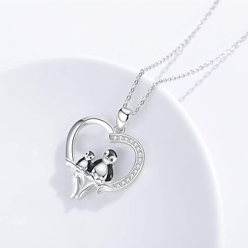 CHENGHONG Necklace for Women 925 Sterling Silver Pendant Cute Animal Necklace Friendship Necklace Mothers Gifts for Mom Girlfriend Wife in Kuwait