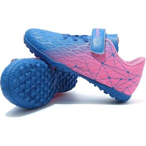 Kids Soccer Cleats Boys Girls Athletic Indoor Soccer Shoes Sneaker for Unisex