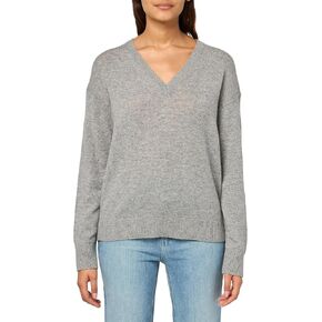 Theory Women's Long Sleeve V-Neck Cashmere Pullover Sweater
