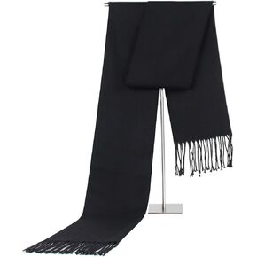 Womens Scarf Fashion-Winter Scarf, Classic Pashmina Shawls and Wraps, Cashmere Feel Large Scarves Gifts Pure Color
