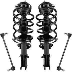 Front Strut Assembly & Sway Bar Links for 2008-2019 Dodge Grand Caravan, 2008-2016 Town & Country, Shock Absorber Replace 171128 171128 4PCS
